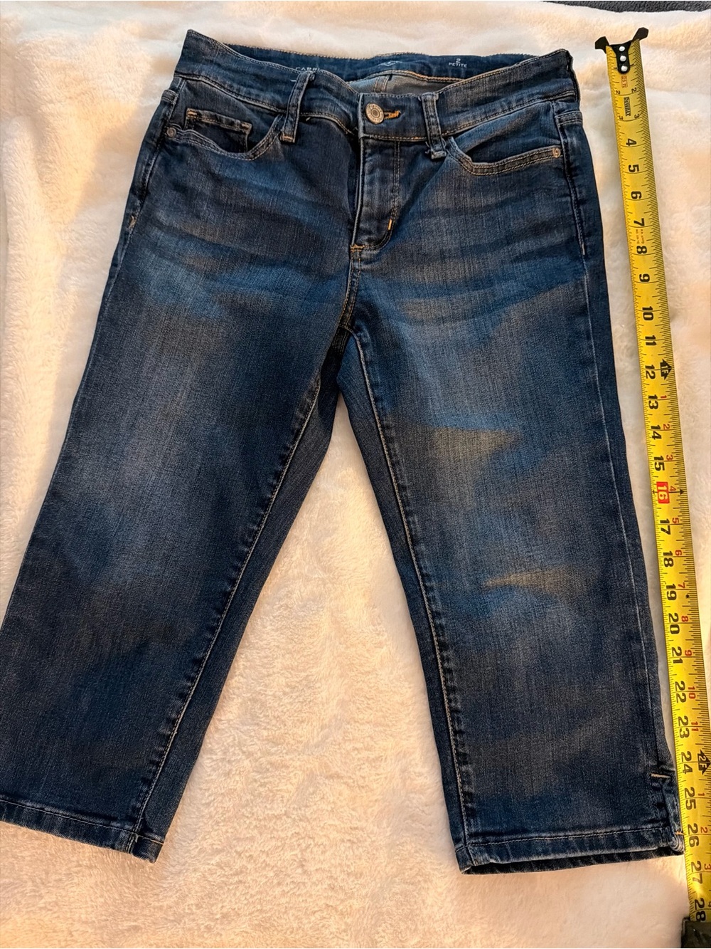 St. John's Bay Dark Blue Capri Jeans